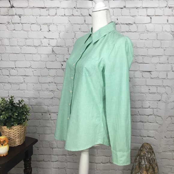 Gap Factory Boyfriend Fit Button Up Shirt - Picture 2 of 7